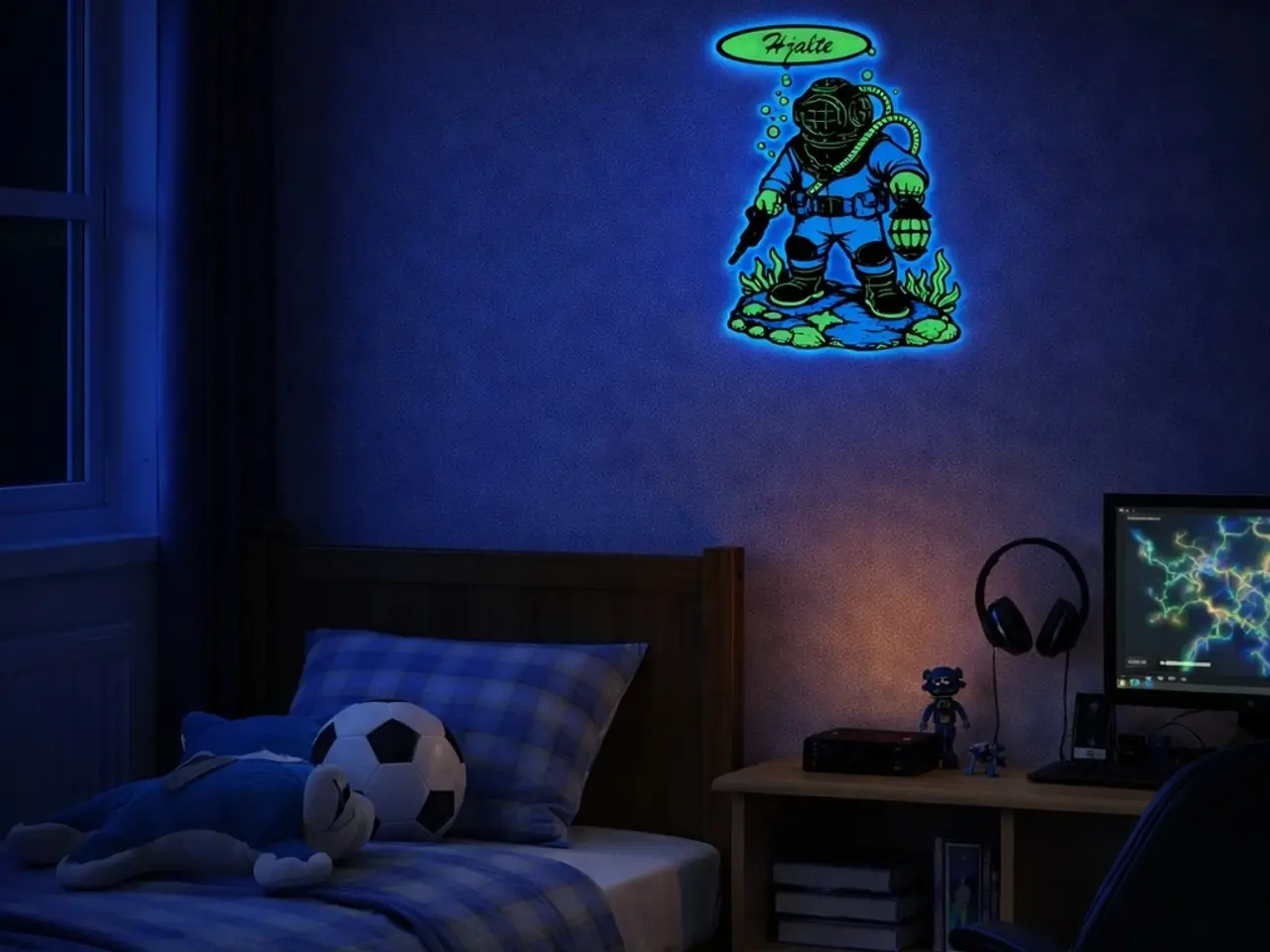 Billede 8 - Skab glæde på børneværelsets vægge (Glow in Dark)