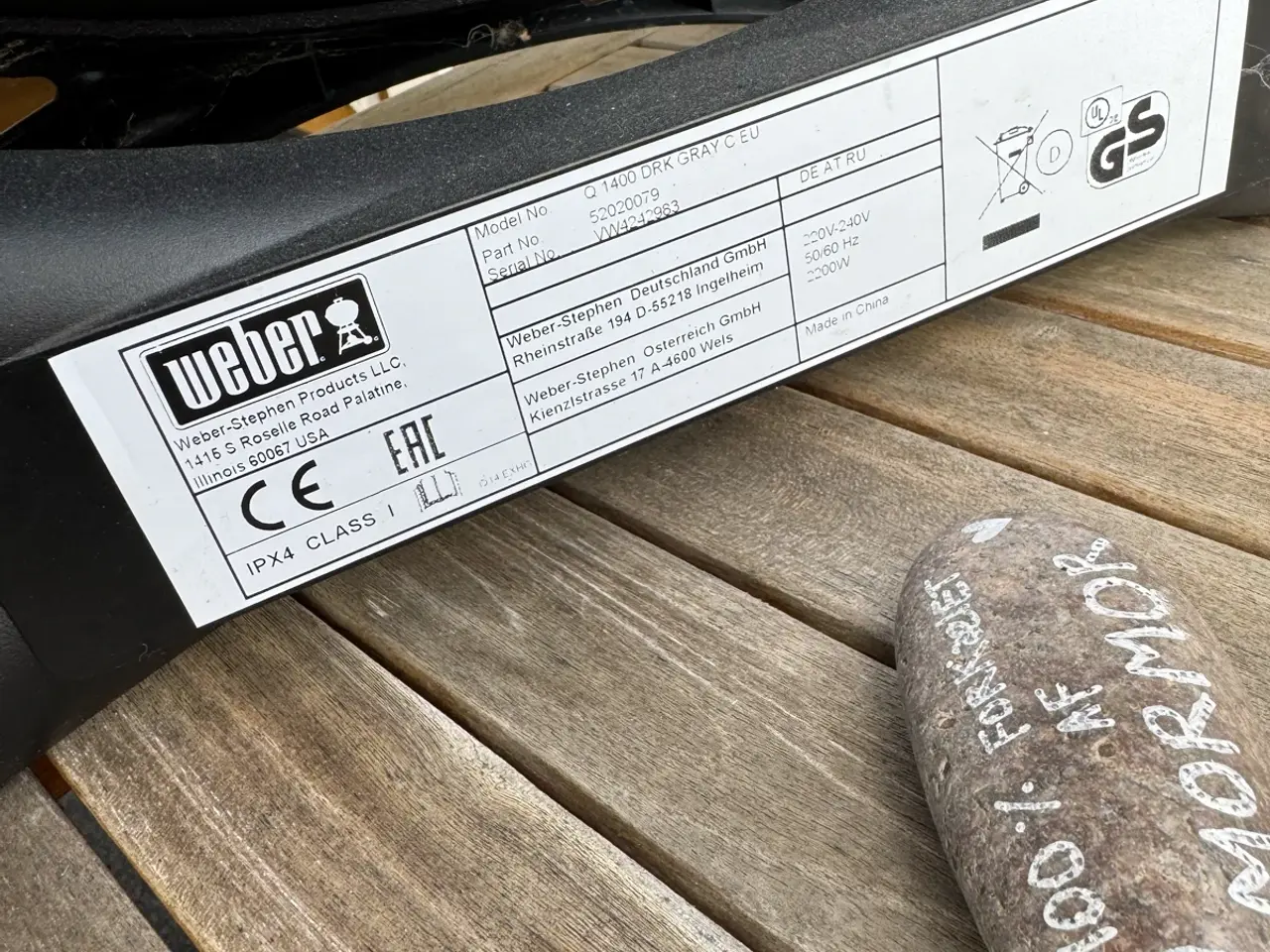 Billede 4 - Weber El grill