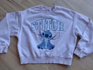 H&M sweatshirt m. Stitch, str. 146/152