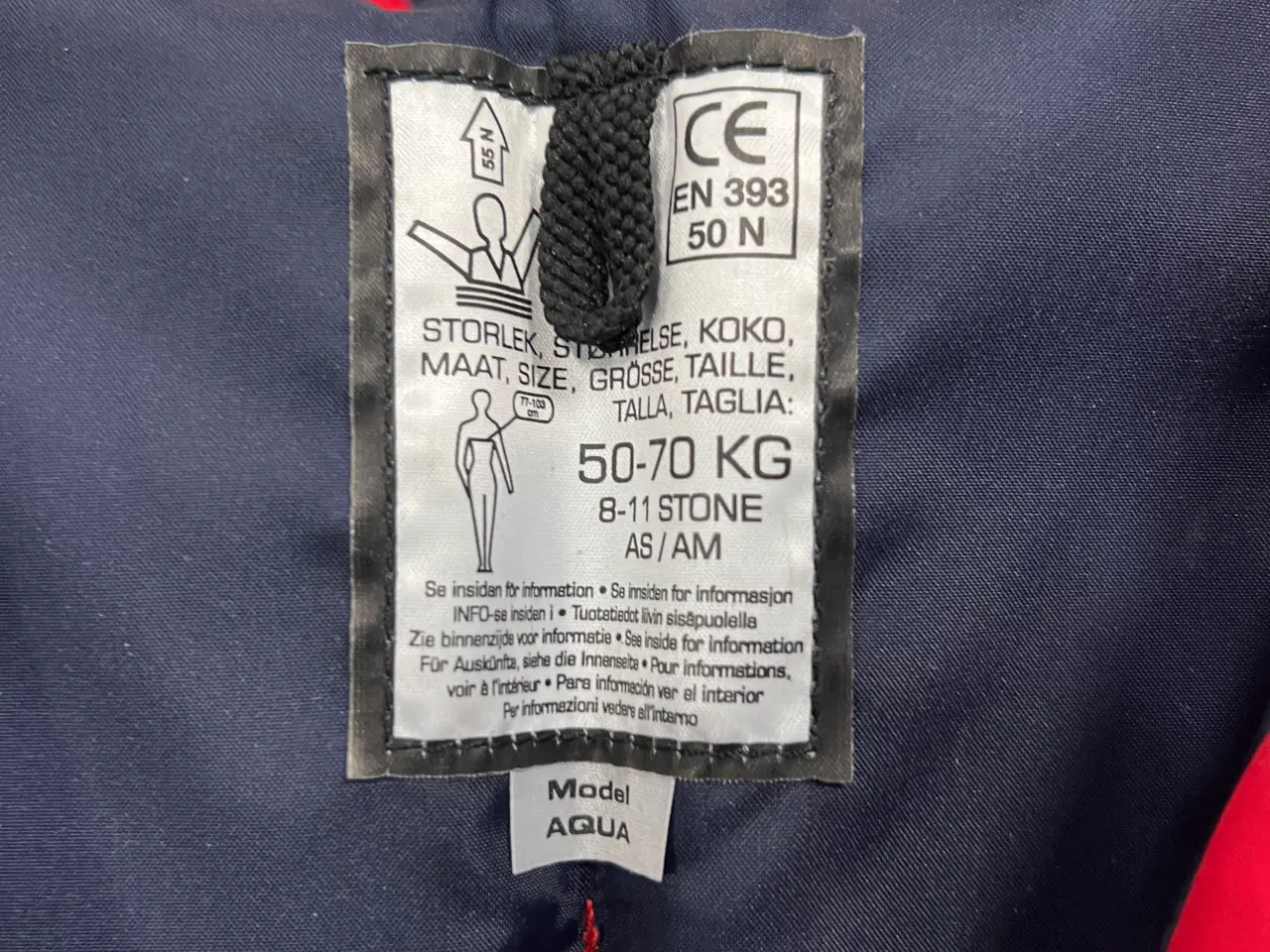 Billede 2 - Redningsveste 50-70 kg