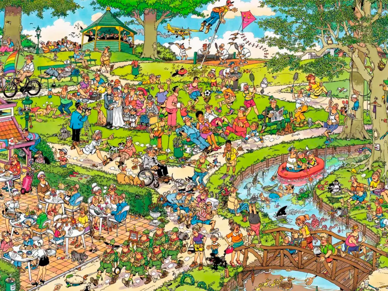 Billede 1 - Puslespil | Jan Van Haasteren | The Park | (3.000)