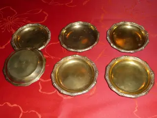 6 glas brækker i messing