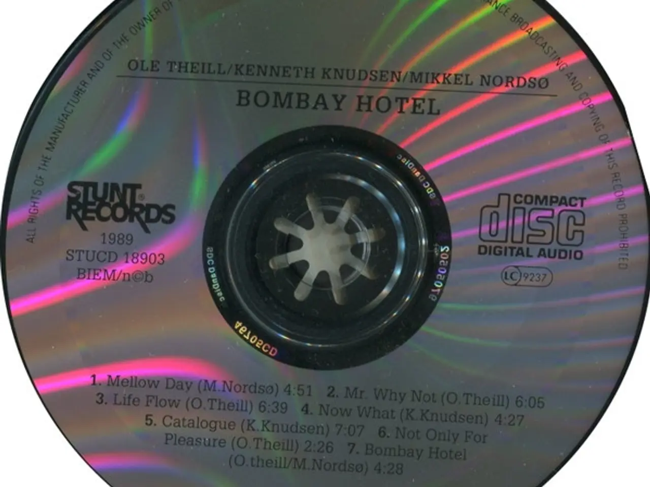 Billede 3 - Ole Theill / Kenneth… – Bombay Hotel – CD