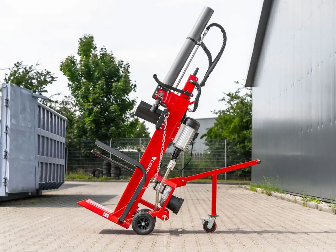 Billede 3 - WoodMaster CWM25E – 25 ton elektrisk brændekløver (lodret)