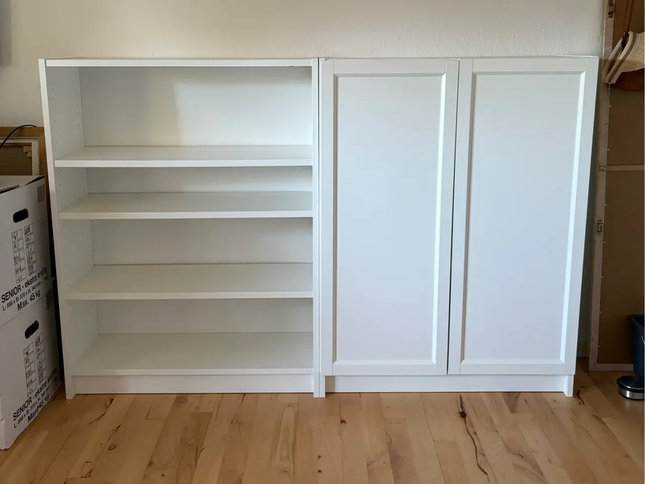 Billede 1 - IKEA Billy reol og skab