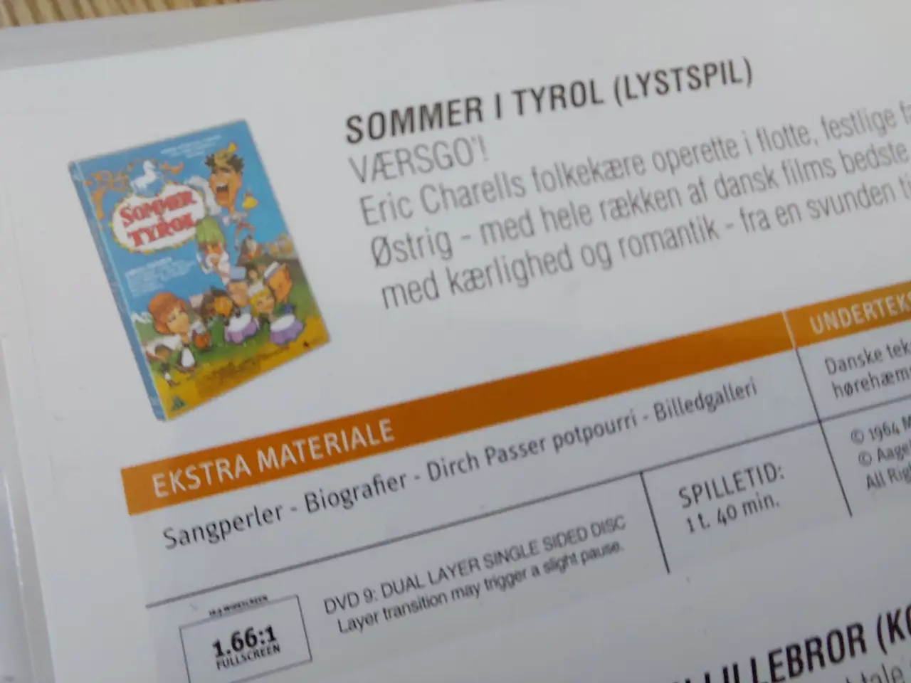 Billede 3 - Film kup boks - Tre danske film