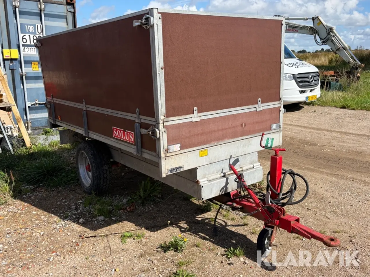 Billede 2 - Tiptrailer Solus 20.2 med hydraulisk tip