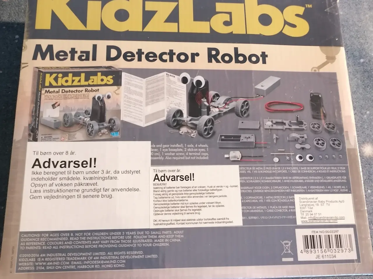 Billede 2 - Uåbnet Metal Detector Robot til Børn