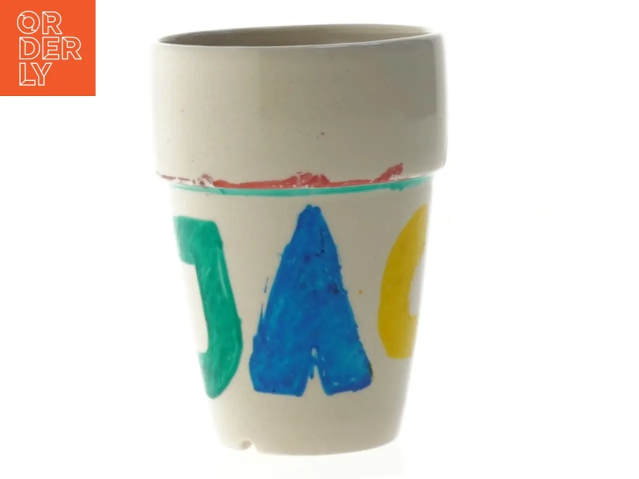 Billede 1 - Keramikkop med farverige design fra IKEA (str. 11 cm)