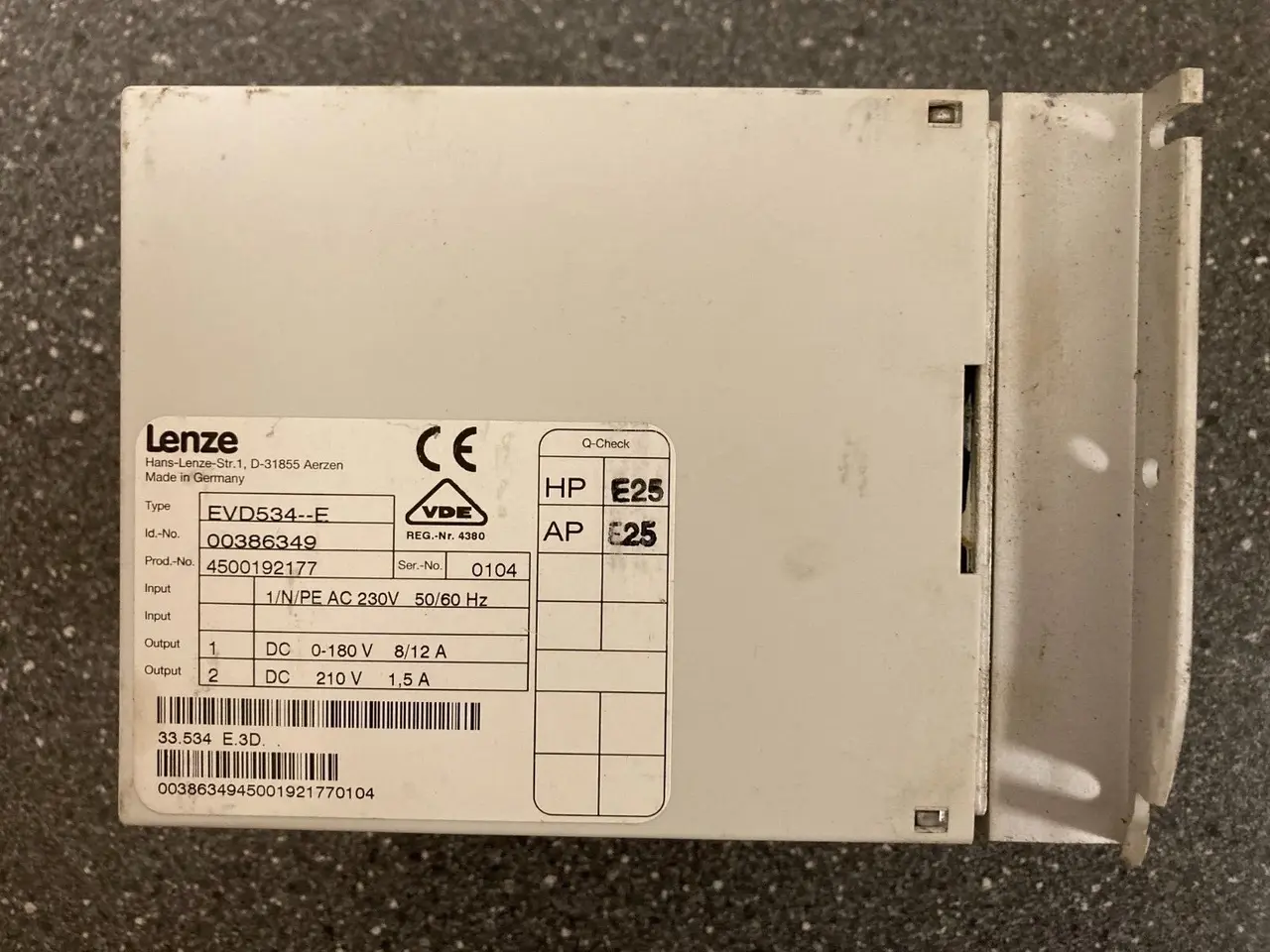 Billede 7 - Lenze 530 Adjustable Speed AC Controller - 534_E,