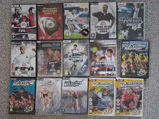 FIFA / Football Manager / Pro Cycling spil