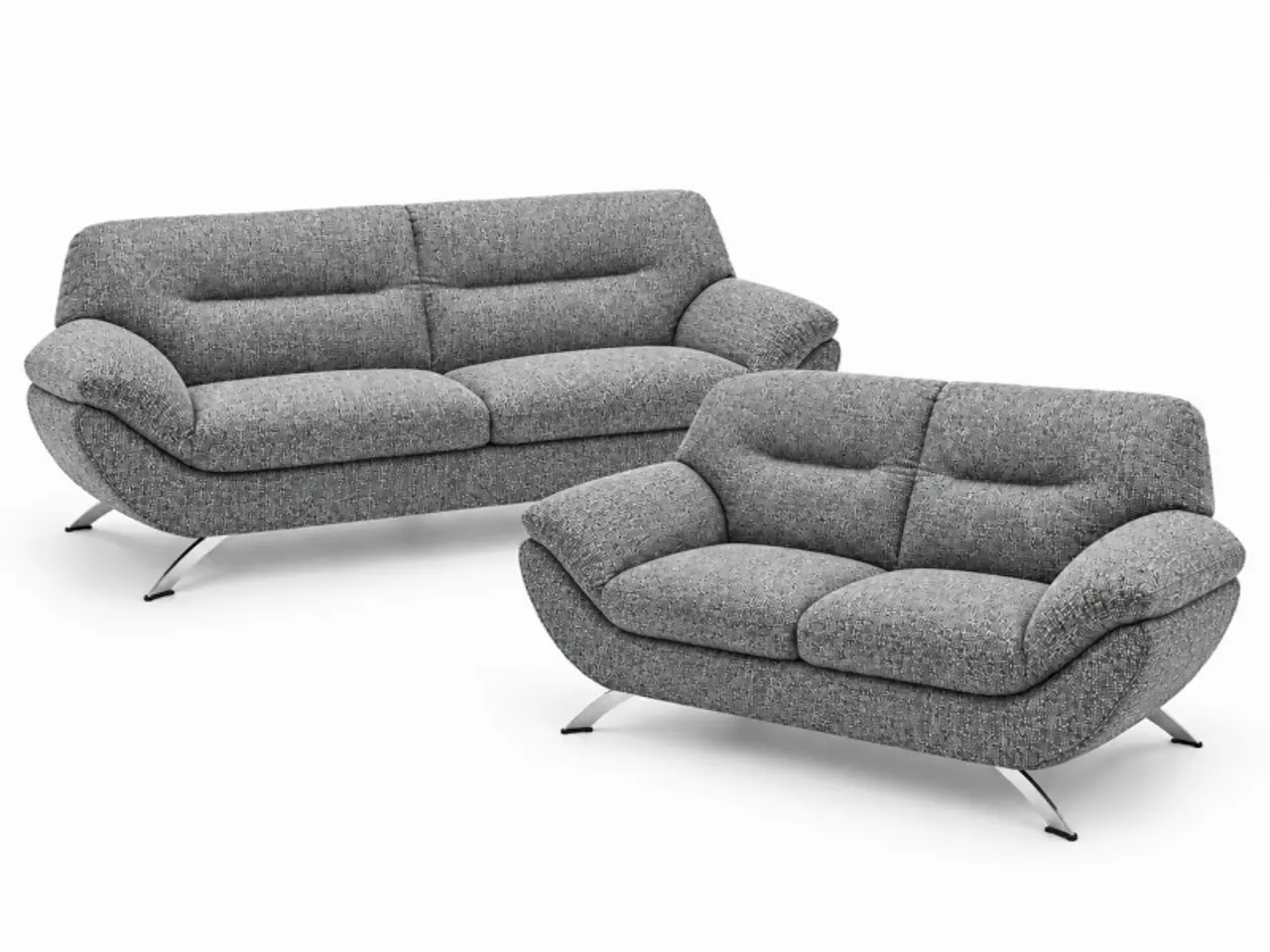 Billede 5 - Hjort Knudsen Taastrup 3 + 2,5 pers sofa grå stof