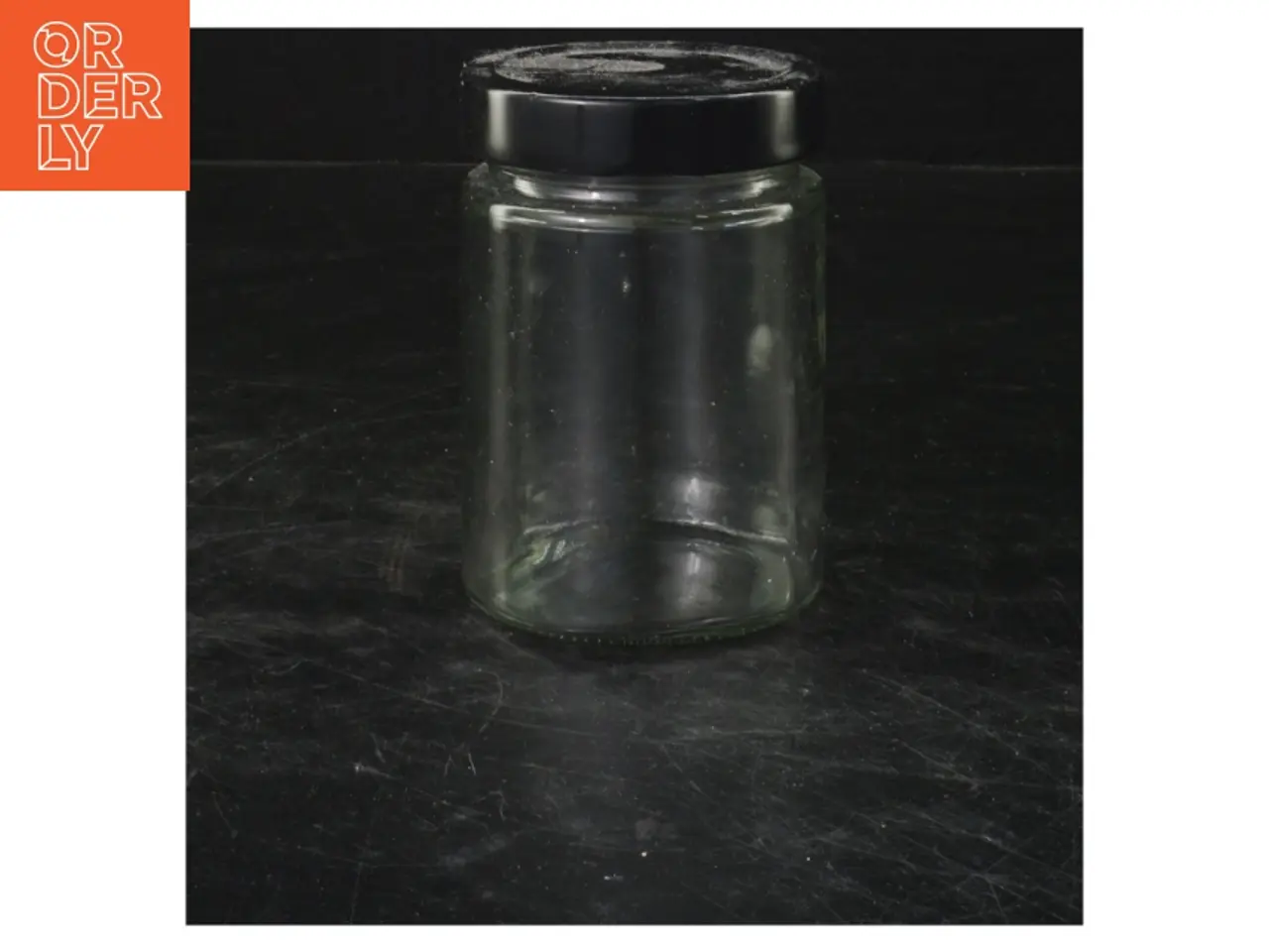 Billede 1 - Glasbeholder med låg (str. 10x7 cm)