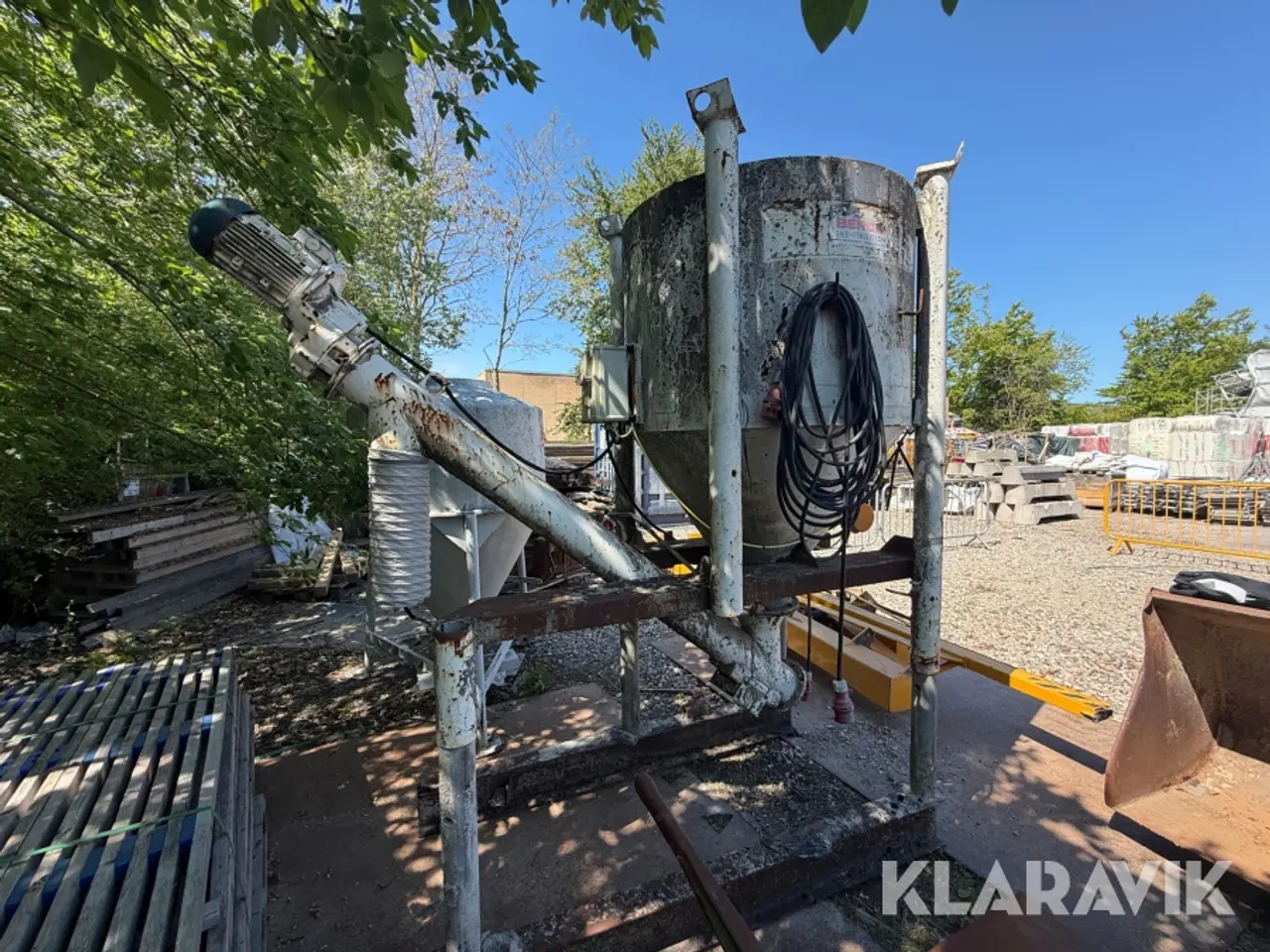 Billede 11 - blandesilo med snegl og elmotor Berger CF1711