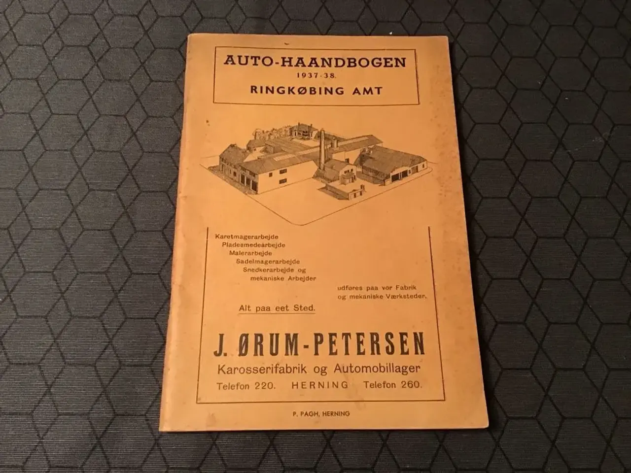 Billede 1 - Auto- haandbogen 1937- 1938