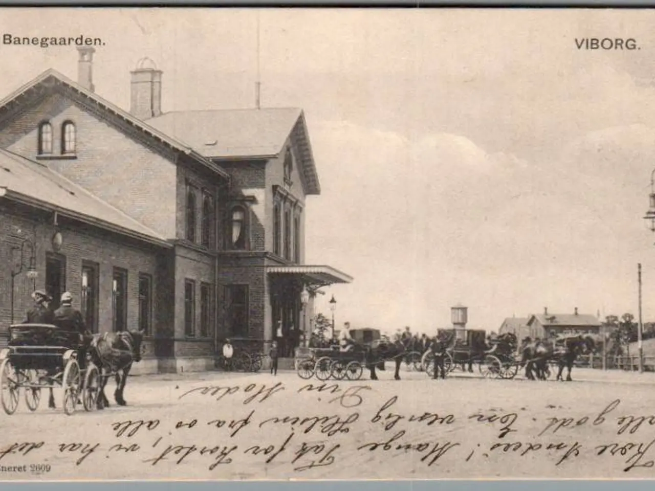 Billede 1 - Banegaarden - Viborg - Postkort - Brugt