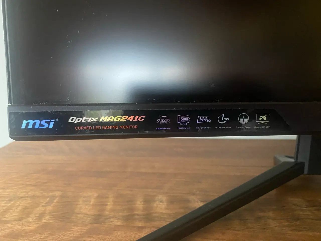 Billede 2 - MSI Optix MAG241C 24" buet gaming skærm sort