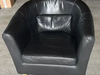 Læderlænestol IKEA