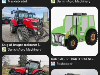 jeg søger en nyer traktor.