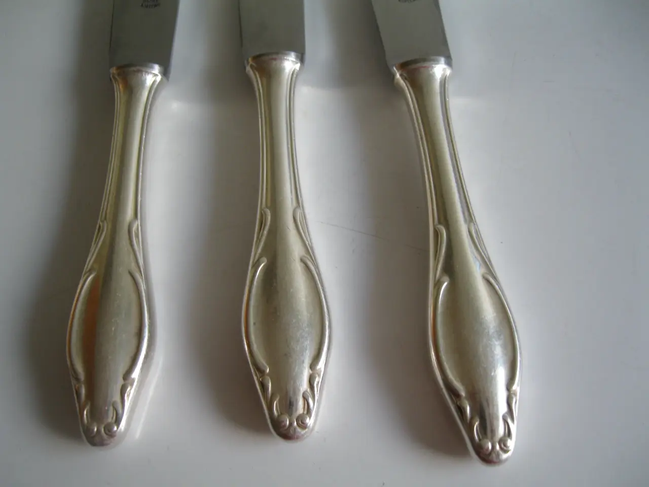 Billede 2 - Mozart sølvplet knive 21 cm