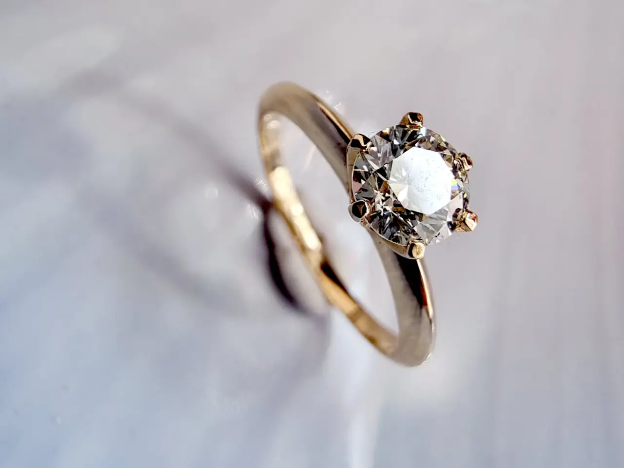 Billede 6 - 0.60 carat diamantring solitaire 18 Karat