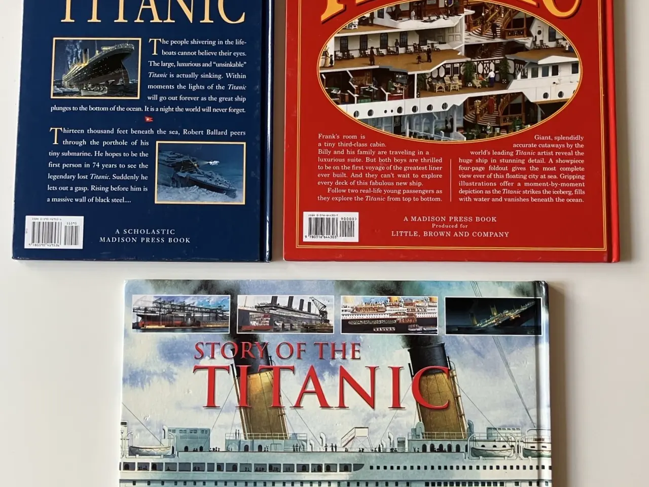 Billede 2 - Titanic 3 books. Exploring the Titanic+Inside the