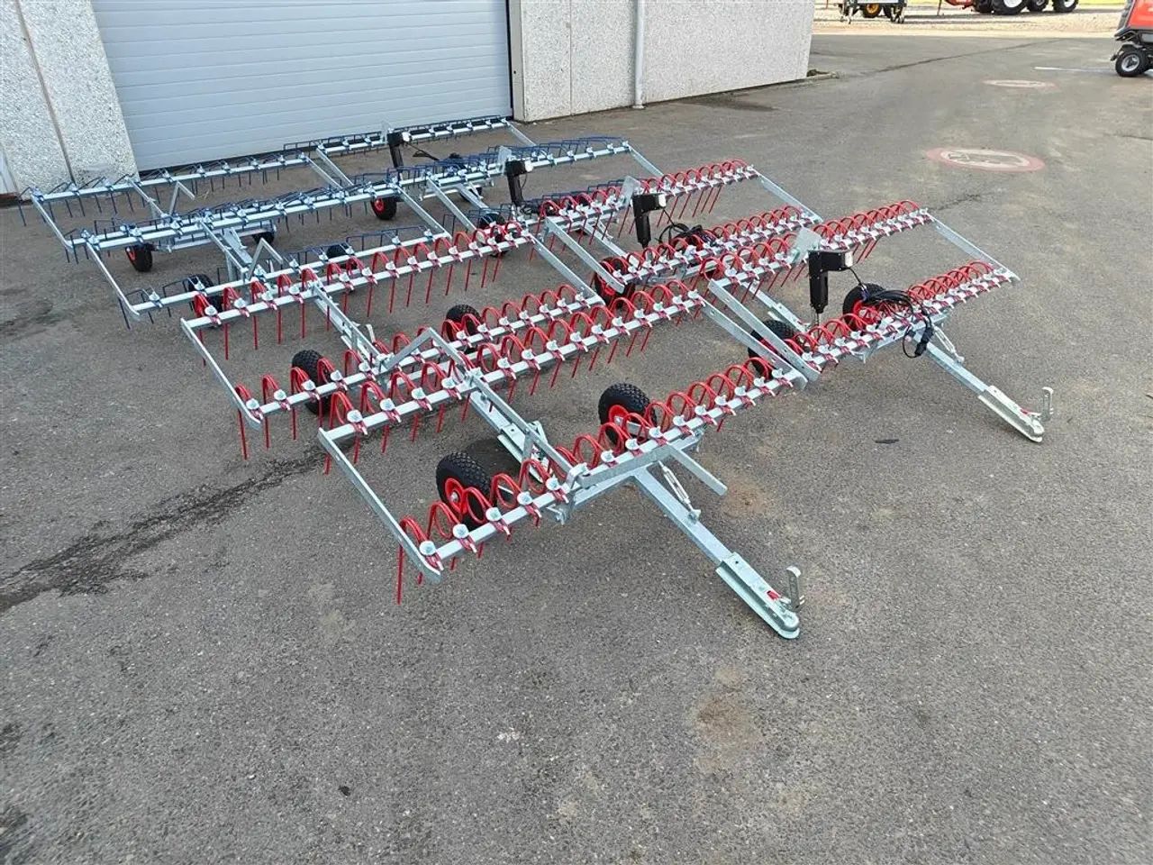 Billede 6 - Anker Bjerre Riven Gårdspladsharve 150cm Inkl. Kugletræk