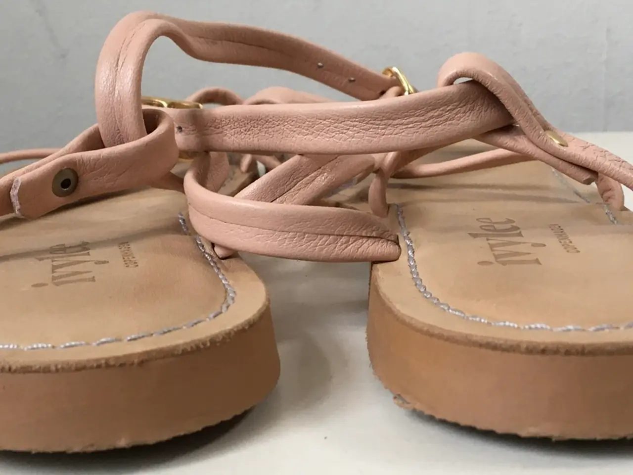 Billede 5 - Ivylee, nude sandaler i skind, str 40