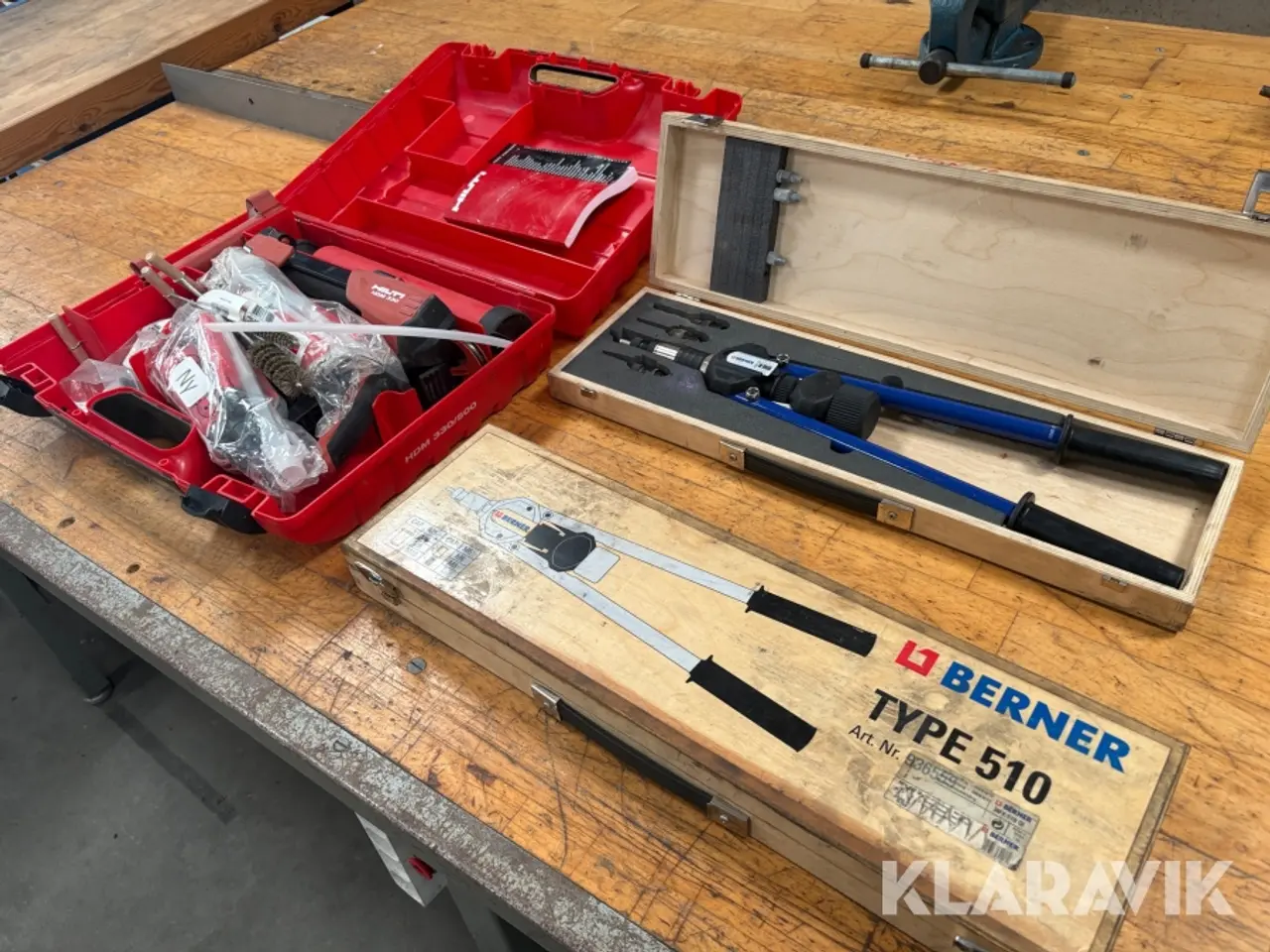Billede 1 - Fugepistol + blindnittetang Hilti+berner Hdm 330/500 + type 510