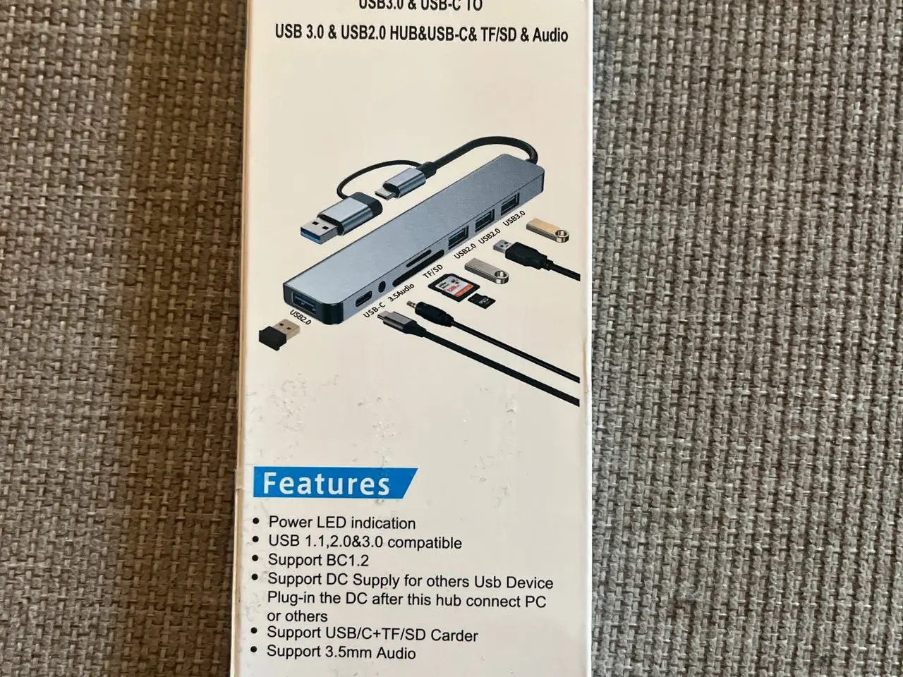 Billede 7 - USB-hub 8-i-1 med USB-C adapter