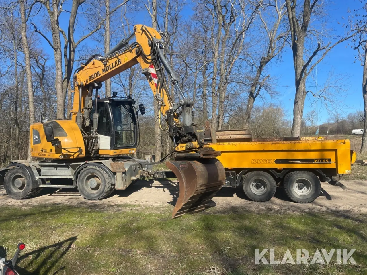 Billede 6 - Hjulgravemaskine Liebherr A914 Compact med tiltrotator, 3D trimble GPS og Vogn