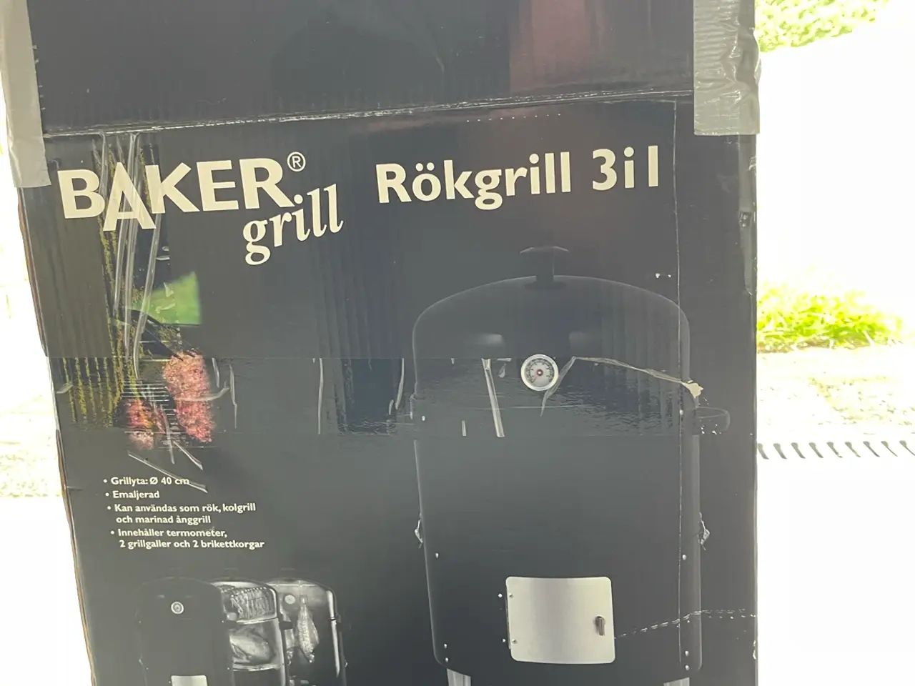 Billede 3 - Bare grill / Røggrill / røgeovn 3/1 og Weber
