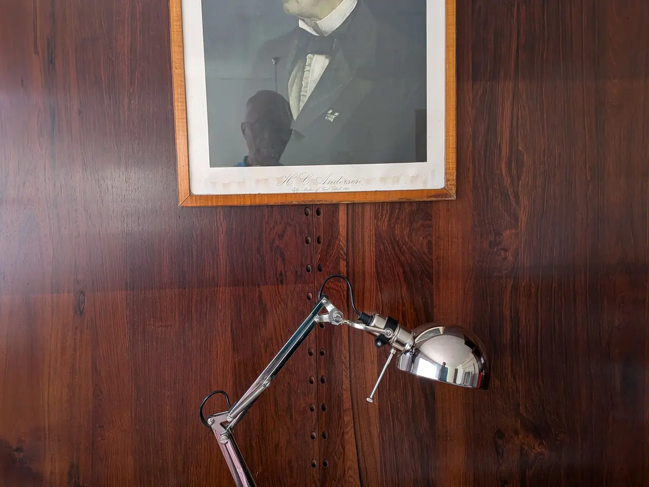 Billede 2 - ARKITEKT LAMPE / SKRIVEBORDSLAMPE STILBAR I CROME