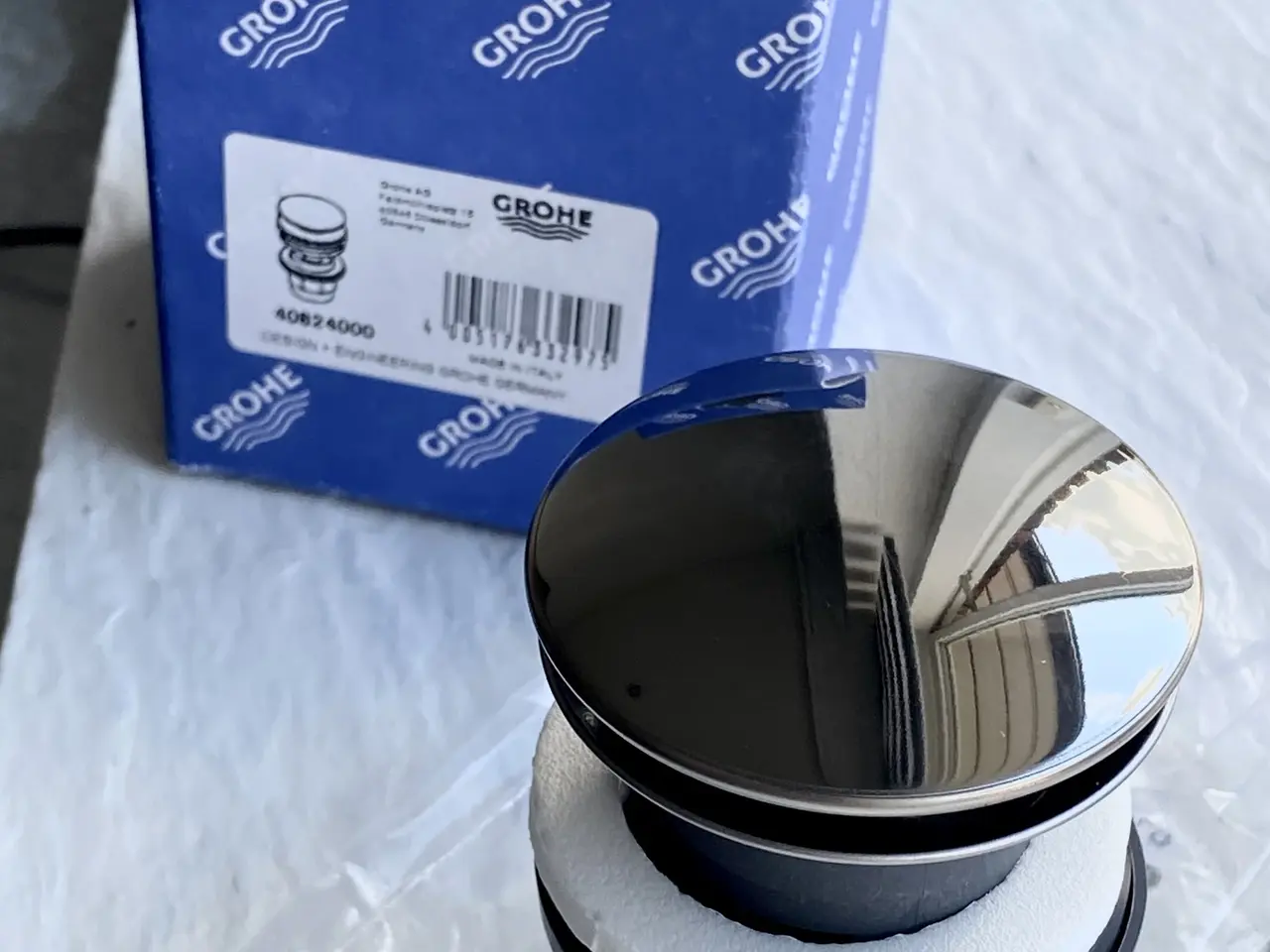 Billede 8 - GROHE Push-Open Bundventil med overløb – Krom