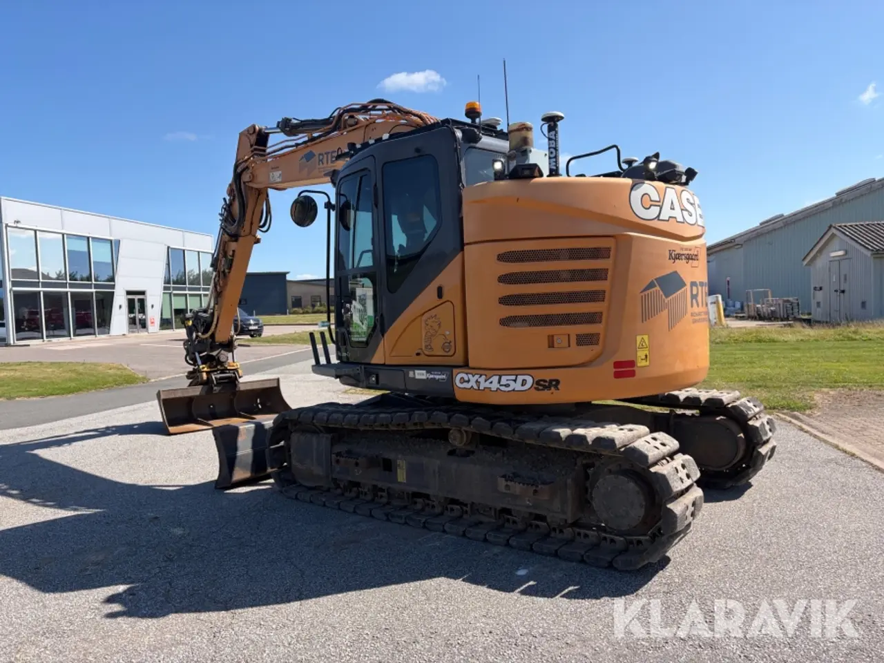Billede 5 - Gravemaskine Case CX145D SR med Rototilt, 3D GPS, centralsmøring og tilbehør