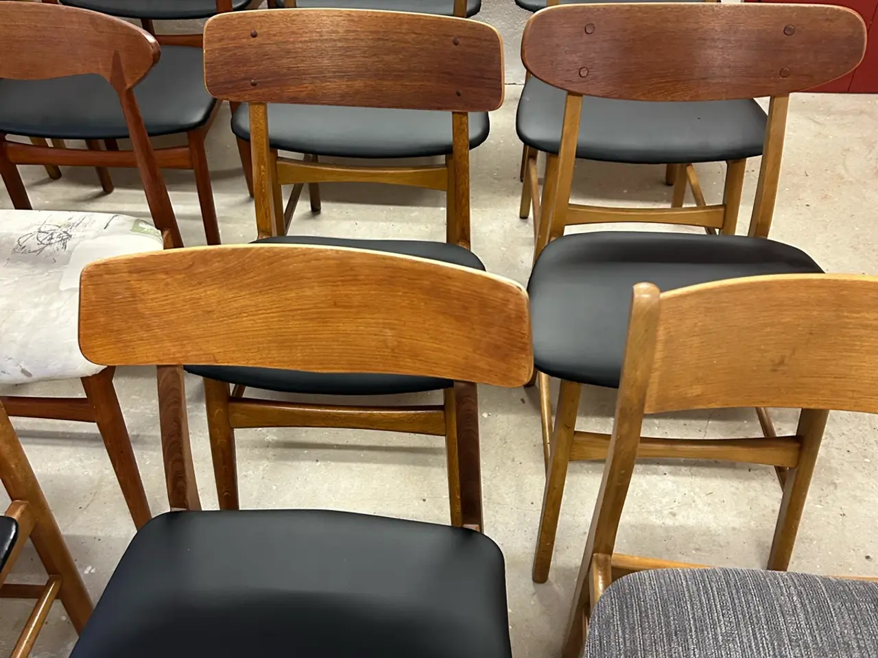 Billede 5 - Sæt af originale danske designstole fra Farstrup M