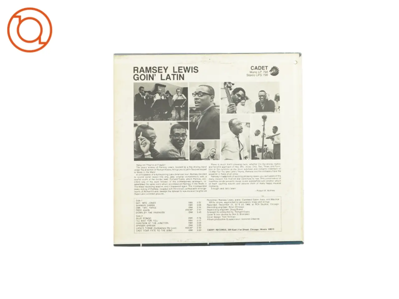 Billede 3 - "Goin´ Latin" af Ramsey Lewis fra LP