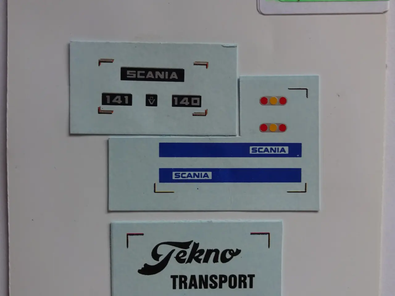 Billede 1 - Tekno decal sæt