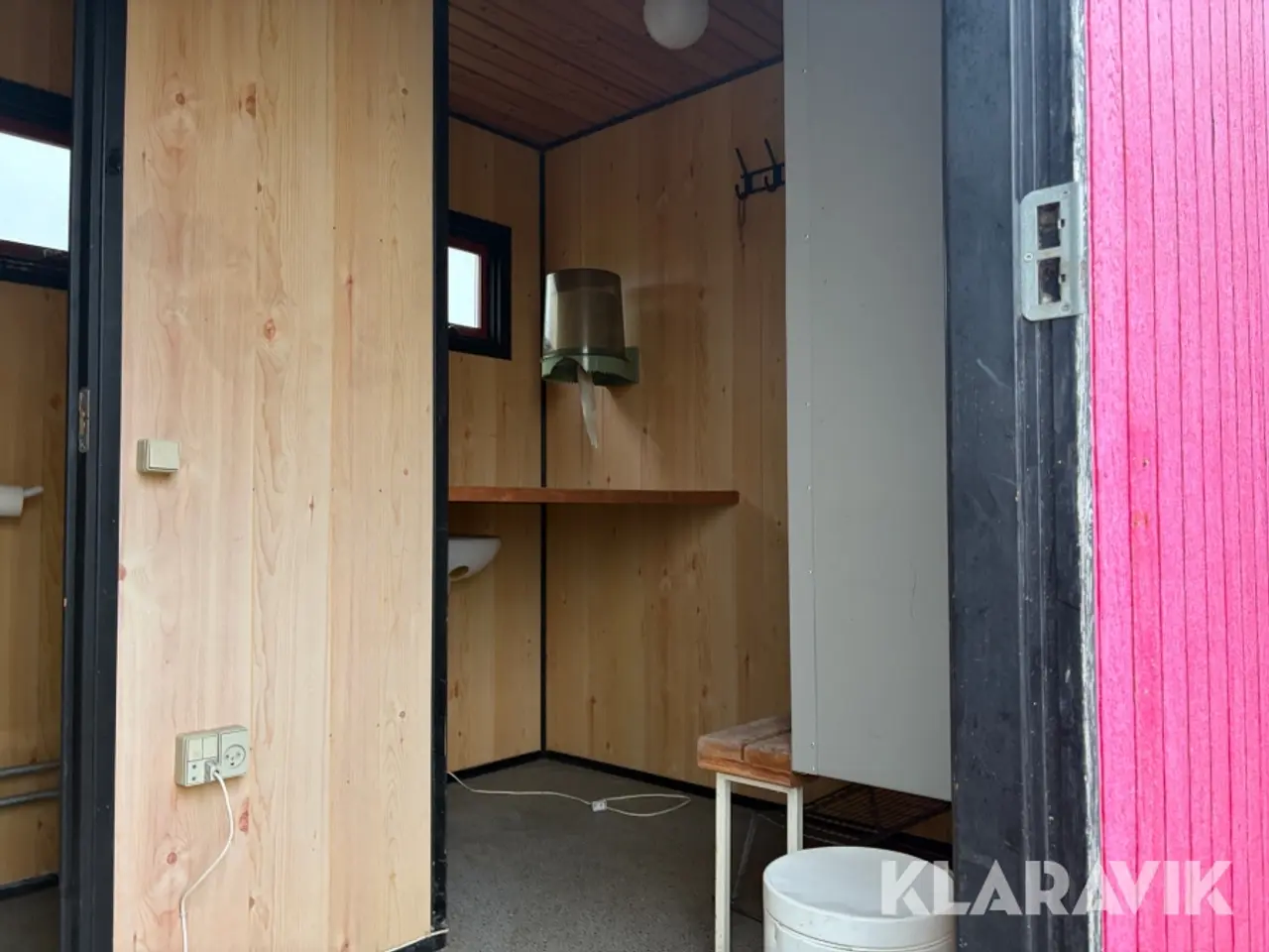 Billede 3 - Mandskabsvogn Trekantens skurvogn 4 mands med wc