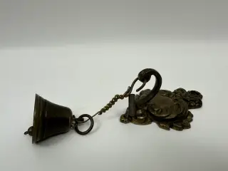 Vintage messing dørklokke / klokke