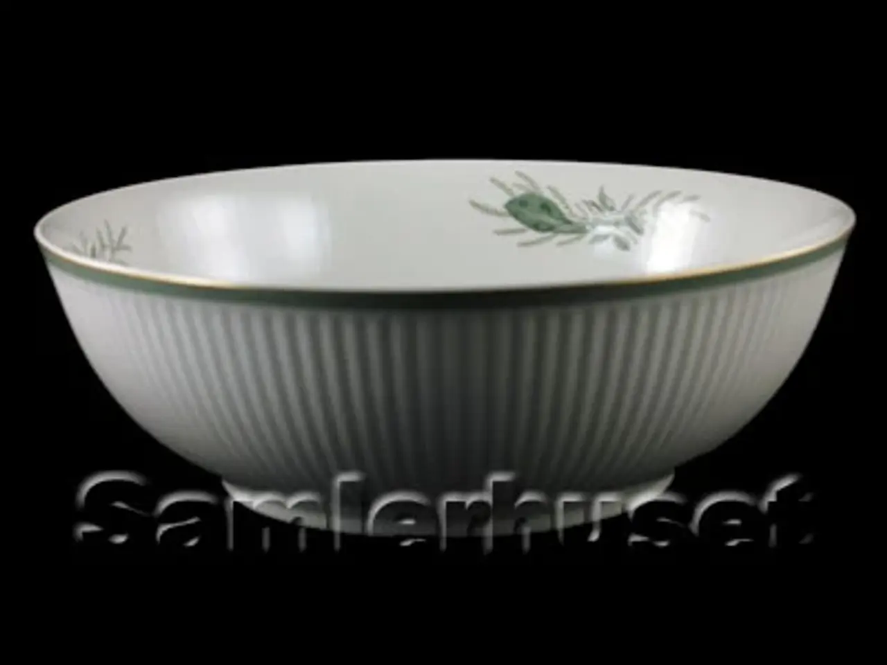 Billede 1 - Grøn Melodi Salatskål 7½x22 cm.