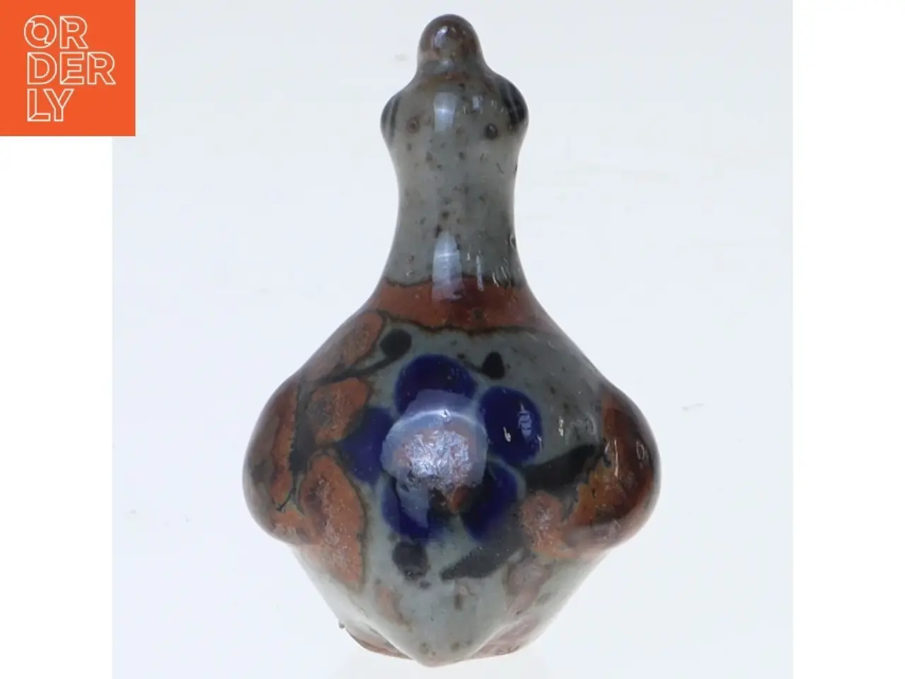 Billede 3 - Keramikskulptur af fugl (str. 5 cm)