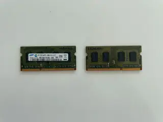 samsung 2gb 1rx8 pc3 ram 10600s - RAM til bærbar