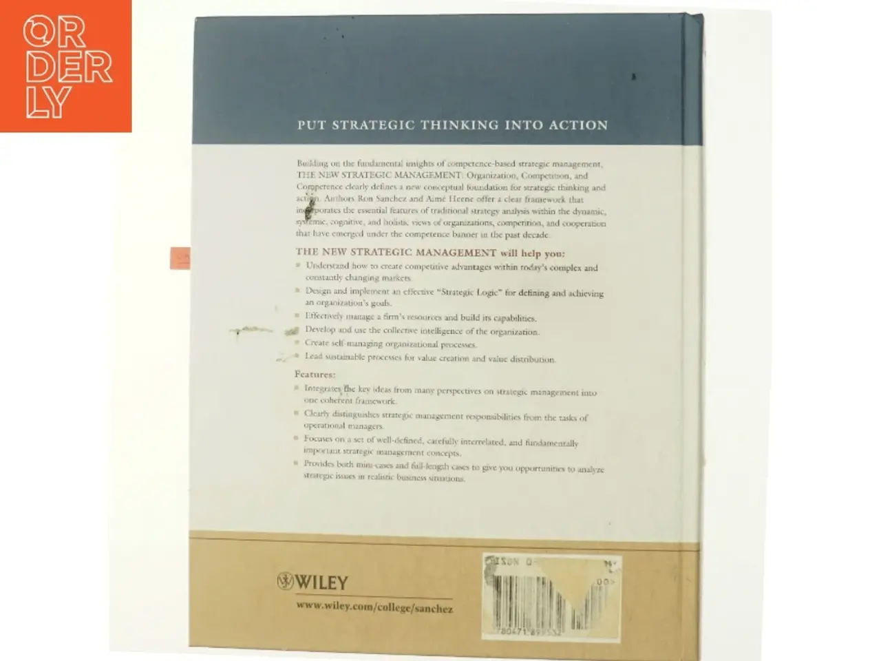 Billede 3 - The new strategic management : organization, competition, and competence (Bog)
