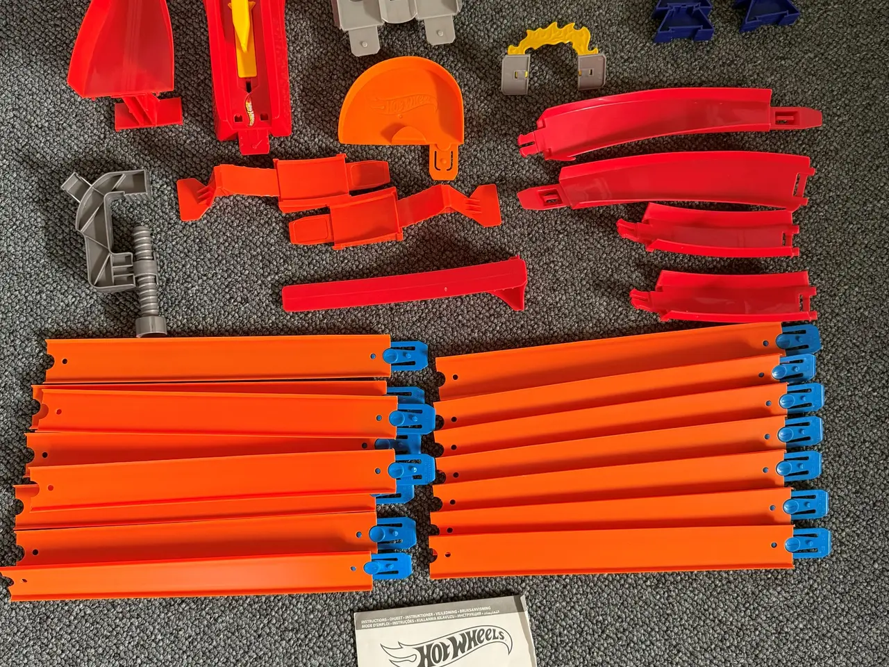 Billede 2 - Hot wheel track builder sæt #3 – Mange skinner og 