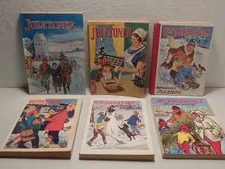 6stk gamle julebøger: 4xBørnenes Julebog+2 andre.