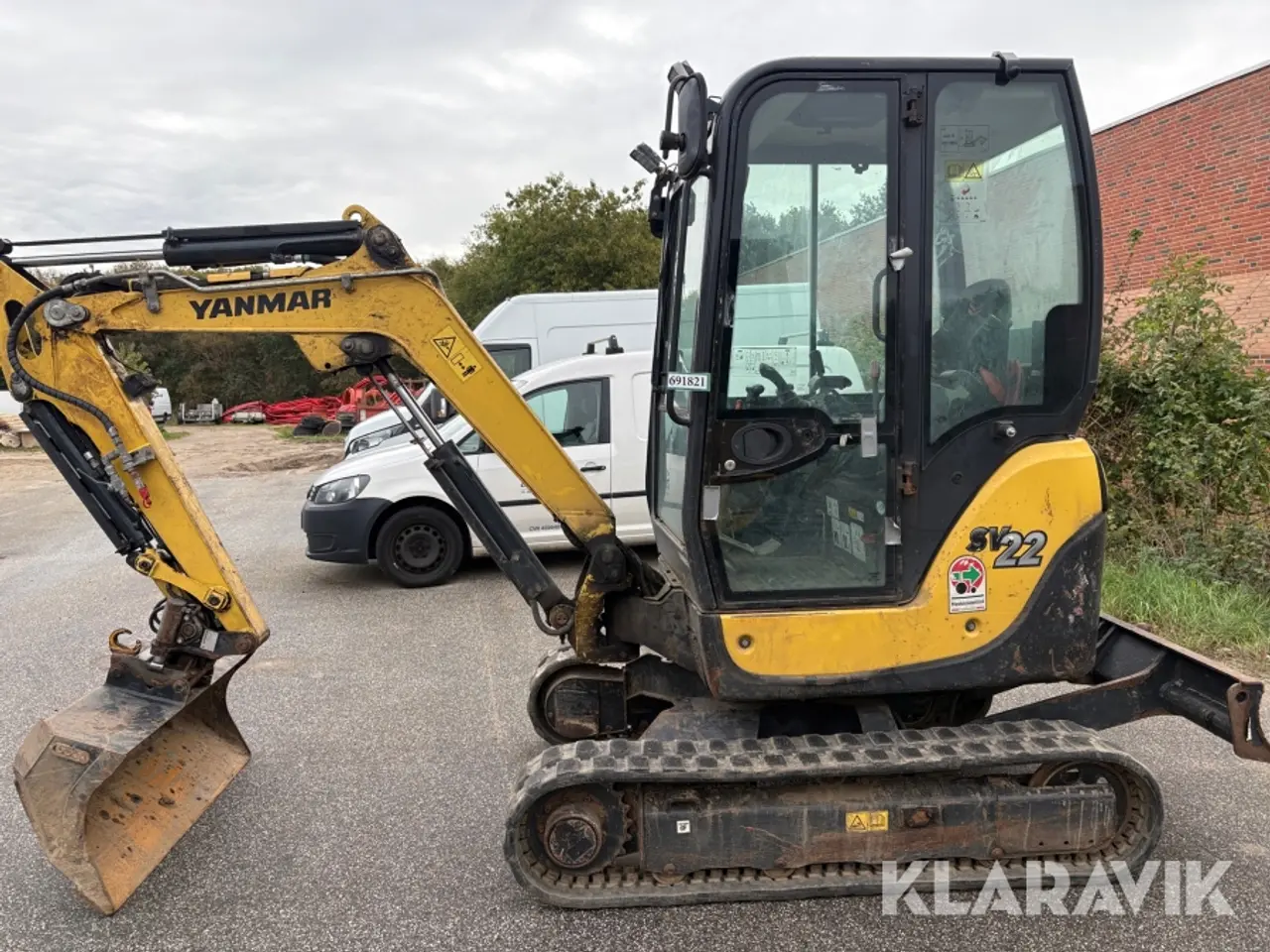 Billede 8 - Mini Gravemaskine Yanmar Sv22 med planerskovl