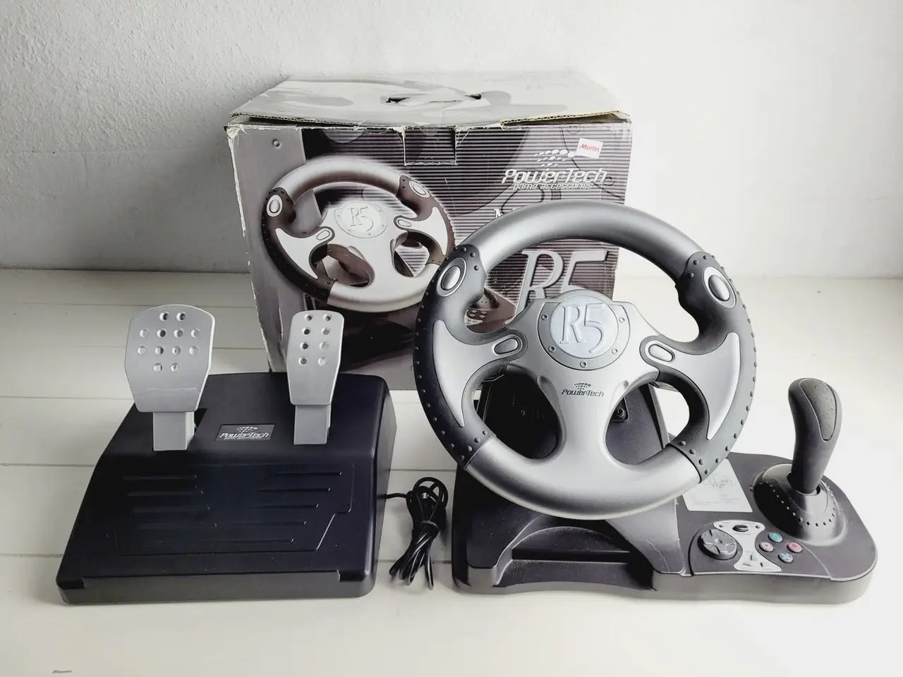 Billede 3 - ⭐️- Rat og Pedal til PS1/PS2 - Powertech R5