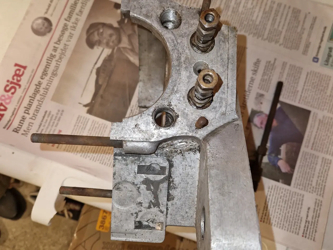 Billede 2 - BSA B33 eller B31 højre side af krumtaphus