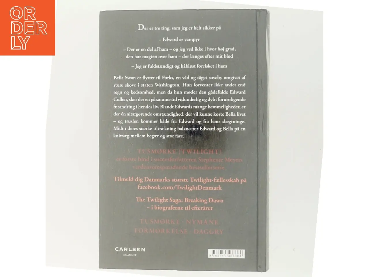Billede 3 - Tusmørke af Stephenie Meyer (Bog)